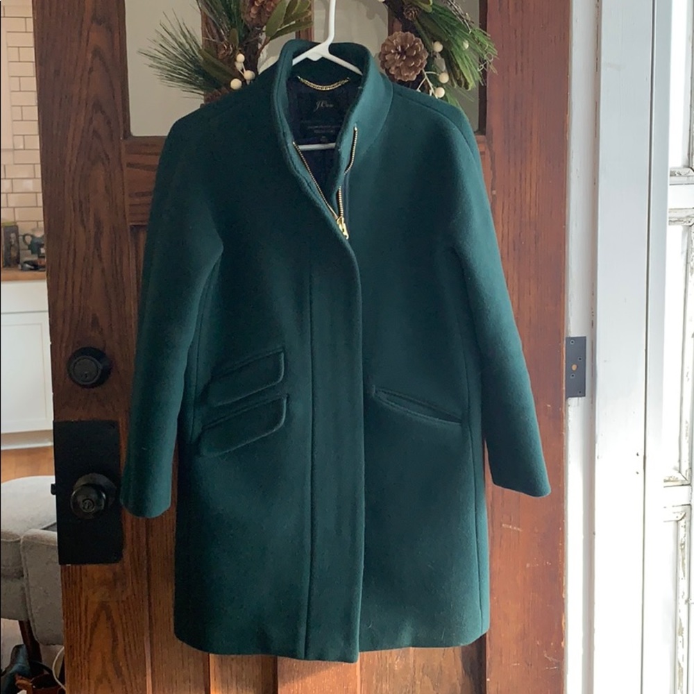 J Crew Cocoon Coat Stadium Cloth Wool